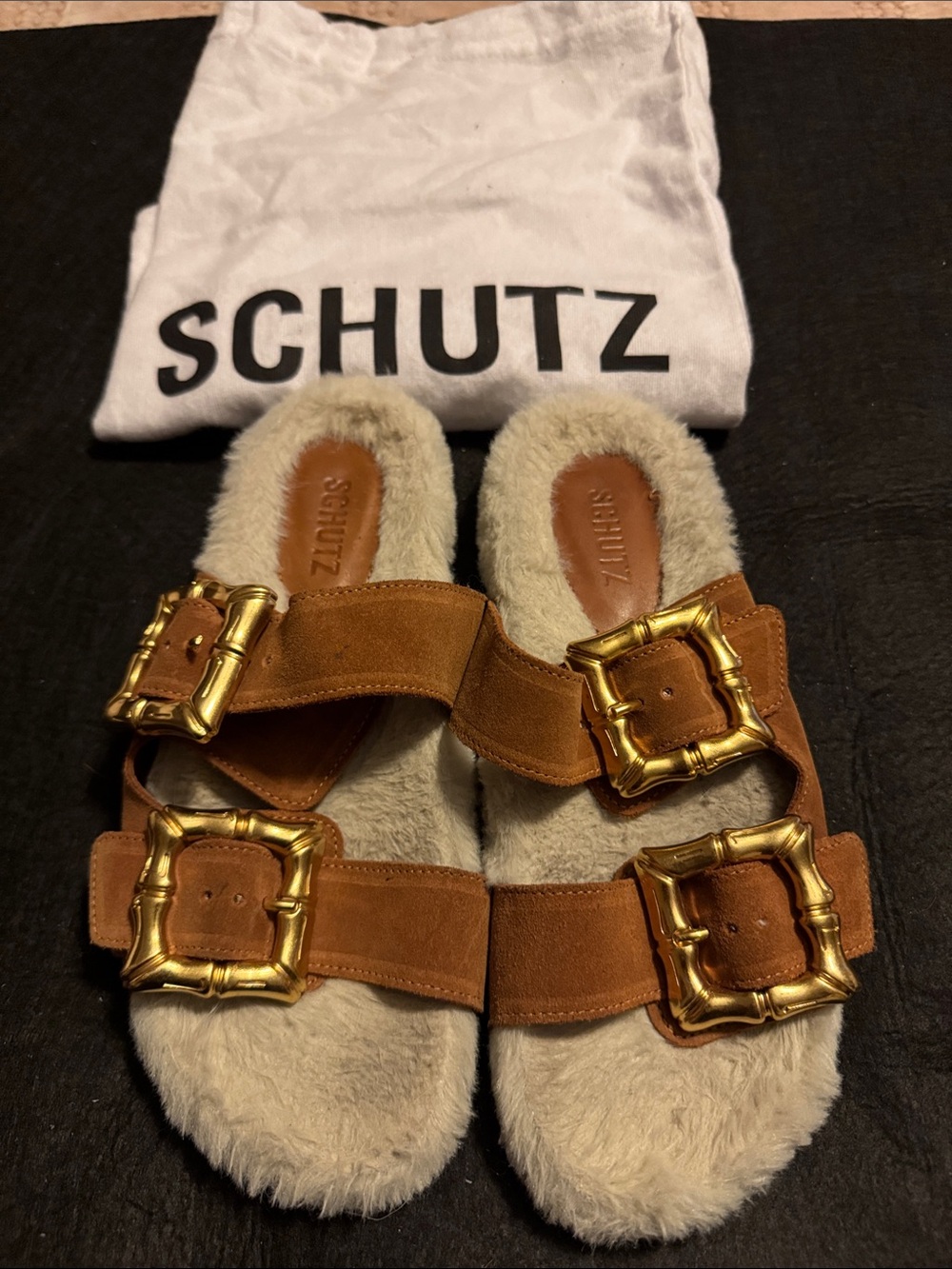 Gently used SCHUTZ Enola Weekend Sporty Double strap  Women’s Sandals
